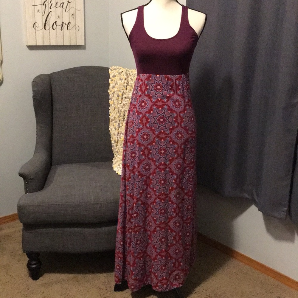 Full length maxi with crossed back